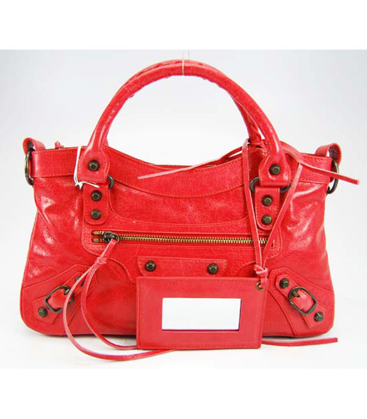 Balenciaga City Piccolo Borsa a luci rosse